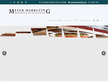 Tablet Screenshot of meyermarketing.net